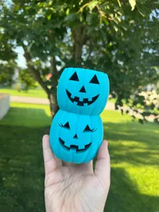3D Printed Stacked Pumpkin Can Holder