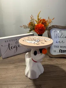 Ghost Dog Candle Holder | Spooky Halloween Candle Holder | Cute Ghost Puppy Decor | Halloween Home Decor