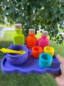 Kids Potion Play Set – Magical Pretend Play Witch Kit, Cauldron, Potion Bottles & Cups, Halloween Gift for Kids