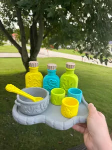 Dino Sensory Play Set, Dino Potion Making Kit, Pretend Play Dinosaur Set, Kids Sensory Activity, 3D Printed Dino Toy