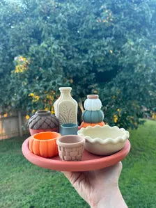 Fall Play Set for Kids | Autumn Pretend Play Set | Fall Home Decor | 3D Printed Seasonal Decoration | Kids Fall Sensory Play