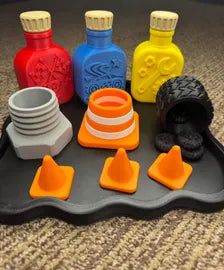 3D Printed Race Car Play Set | Kids Pretend Play | Racing Toy Set | Gift for Kids | Car Lover Gift