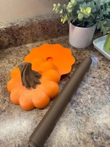 Pumpkin Paper Towel Holder | Fall Kitchen Decor | 3D Printed Paper Towel Stand | Autumn Pumpkin Kitchen Accessory